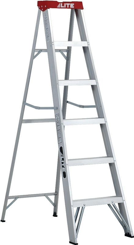 Louisville LP-50697 Step Ladder, 225 lb, Type 3 Duty Rating, Aluminum