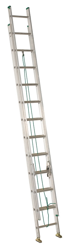 Louisville LP-2024 Extension Ladder, 225 lb, Aluminum