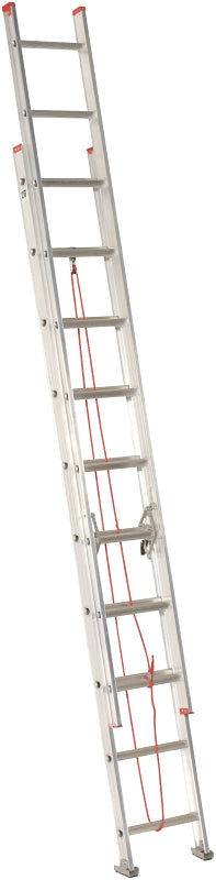 Louisville LP-1020 Extension Ladder, 200 lb, Aluminum