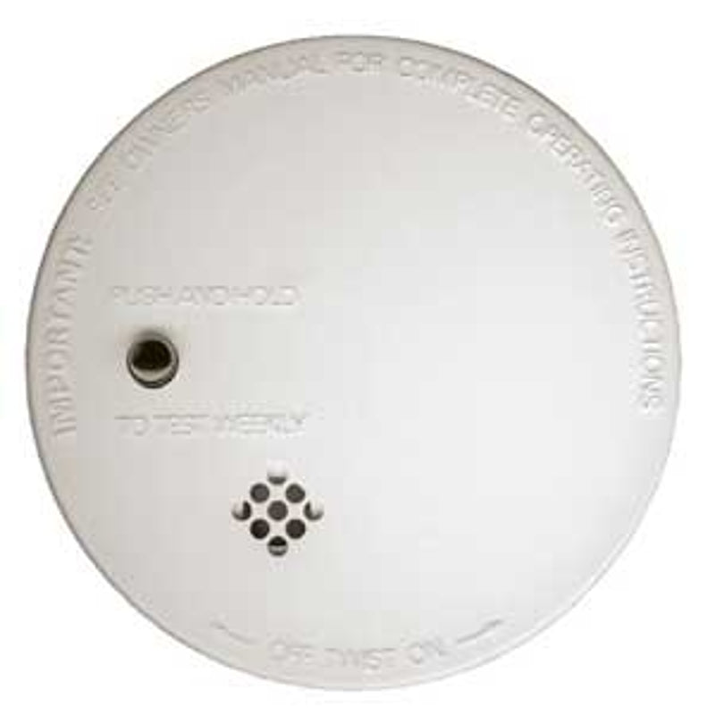 Kidde I9040CA Smoke Alarm, 10 ft, 85 dB, Alarm: Audio, Ionization Sensor, Wall Mounting, White