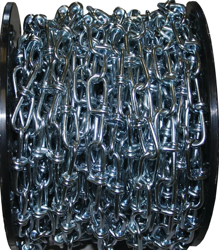 Ben-Mor 51050 Double Loop Chain, #2/0, 75 ft L, 255 lb Working Load, S ...