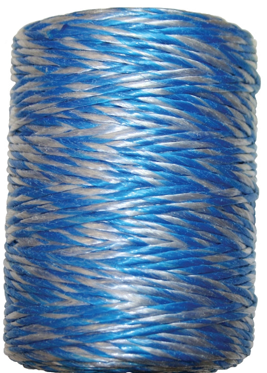 Ben-Mor 60641 Twine, 1500 ft L, Polypropylene, Blue/White, Coil