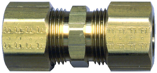 Fairview 62-4P Union Coupling, 1/4 in, Compression, Brass, 300 psi Pressure