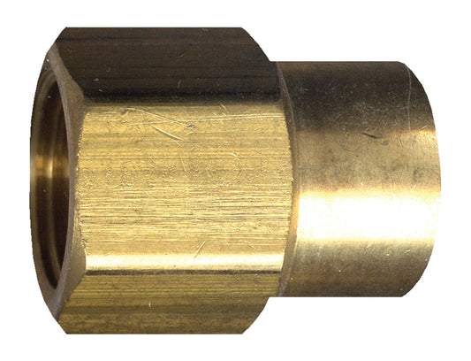 Fairview 119-EDP Reducing Pipe Coupling, 3/4 x 1/2 in, FPT, Brass, 1200 psi Pressure