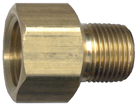 Fairview 120-CBP Pipe Adapter, 3/8 x 1/4 in, FPT x NPT, Brass