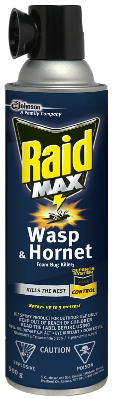 Raid Max 624136 Wasp and Hornet Killer, Liquefied Gas, Spray Applicati ...