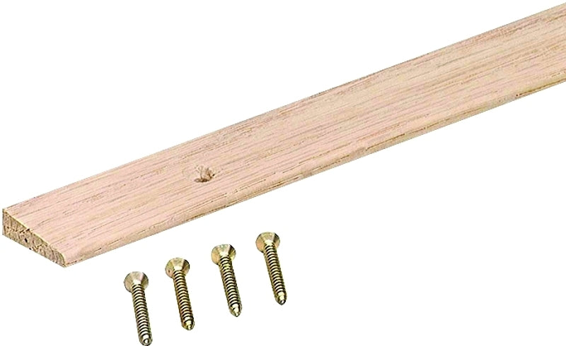 M-D 85472 Floor Edge Reducer, 36 in L, 1 in W, Hardwood, Unfinished ...