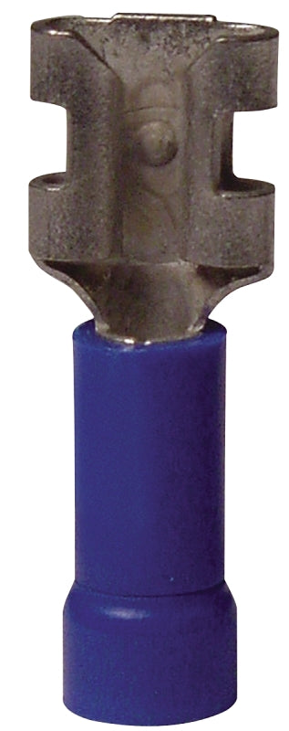 GB 20-143F Disconnect Terminal, 600 V, 16 to 14 AWG Wire, 1/4 in Stud, Vinyl Insulation, Blue