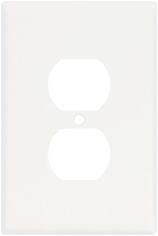 Arrow Hart 2142 Series 2142W-BOX Wallplate, 5-1/4 in L, 3-1/2 in W, 1-Gang, Thermoset, White, High-Gloss