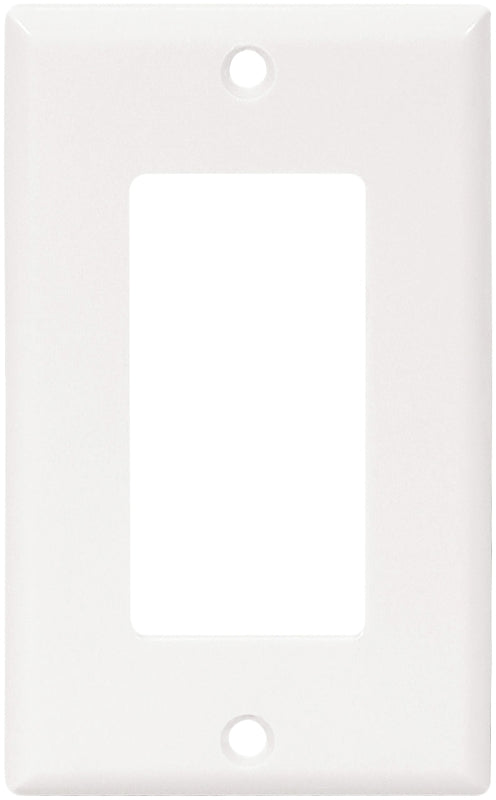 Eaton 2151W-BOX Wallplate, 4-1/2 in L, 2-3/4 in W, 1-Gang, Thermoset, White, High-Gloss