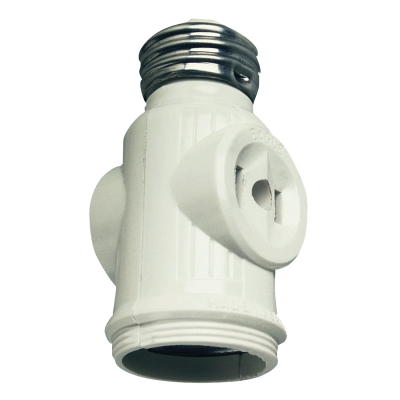 Arrow Hart 715-3W-SP Current Tap, 660 W, 2-Outlet, Light Almond