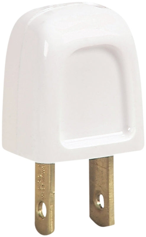 Eaton Wiring Devices BP26016WSP-C Electrical Plug, 10 A, 125 V, NEMA: NEMA 1-15, White