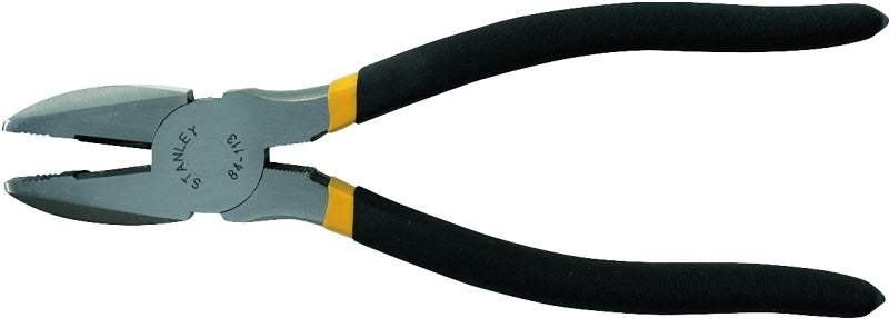 Stanley 84-113 Lineman's Plier, 8 in OAL, 7/8 in Jaw Opening, Cushion-Grip Handle, 3/8 in W Jaw