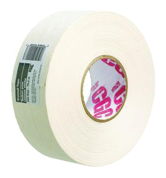 USG 381410 Drywall Tape, 500 ft L, 2-1/16 in W