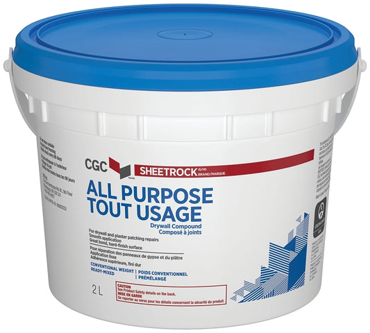 Sheetrock 381413 All-Purpose Drywall Compound, Paste, Off-White