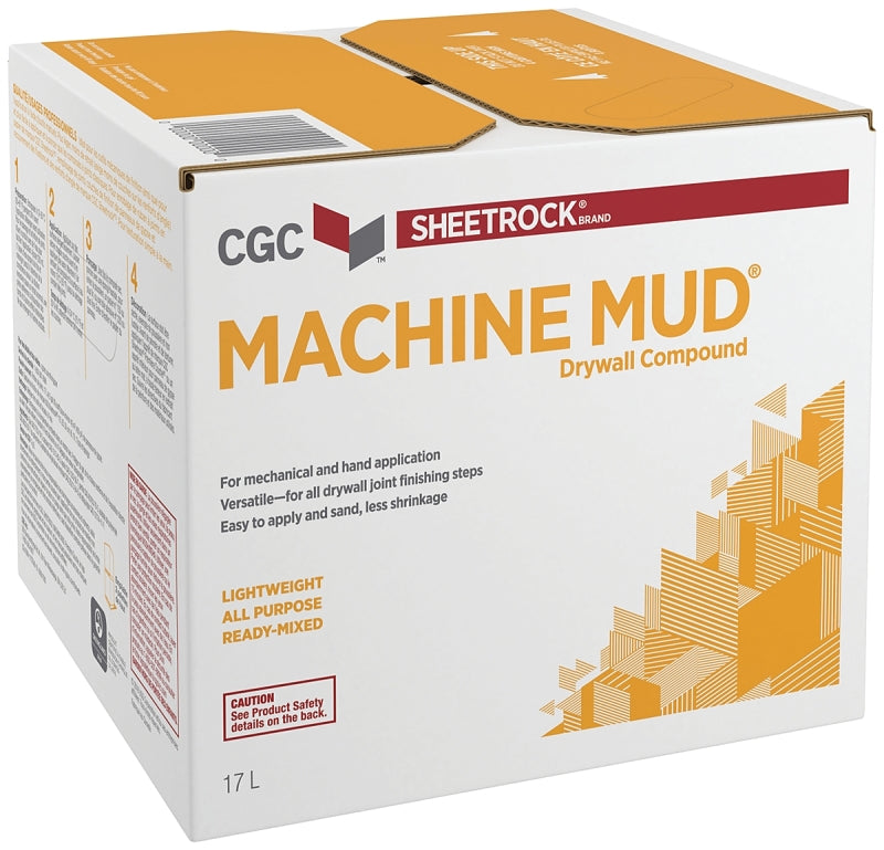 Sheetrock 380002 Machine Mud Drywall Compound, Paste, Off-White