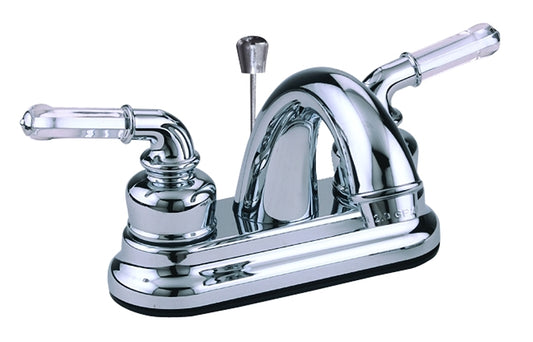 Boston Harbor PF4233 Lavatory Faucet, 1.5 gpm, 2-Faucet Handle, ABS, Chrome Plated, Lever Handle