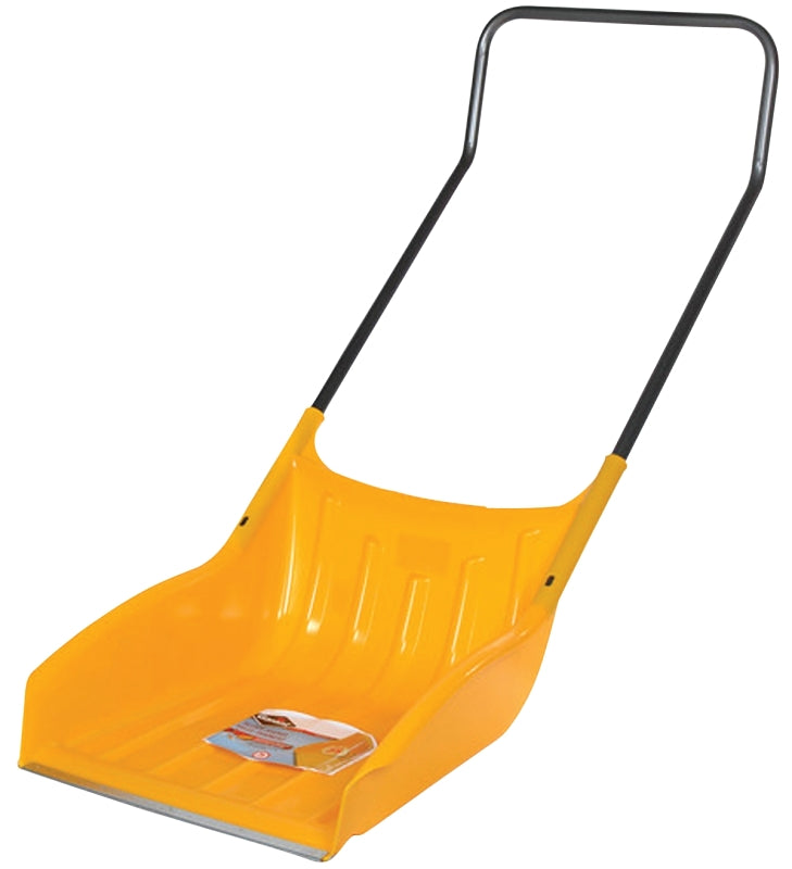 GARANT APSS22U Sleigh Shovel, 23-1/2 in W Blade, 27-3/4 in L Blade, Polyethylene Blade, Steel Handle, 61-1/4 in OAL