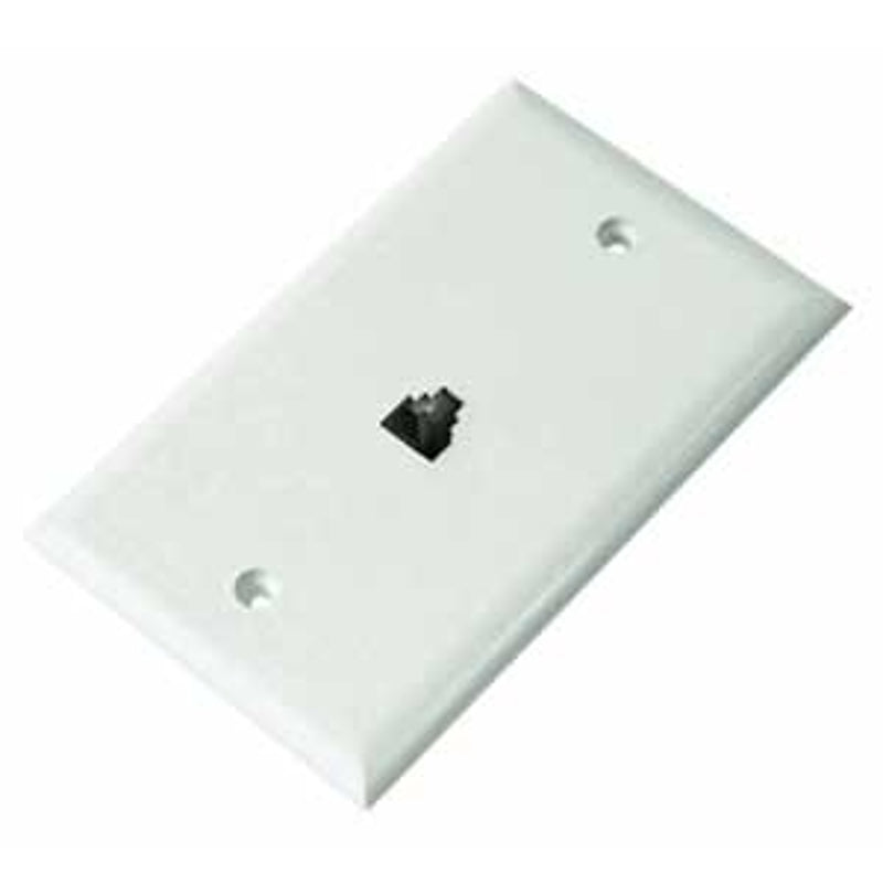 Voxx CTP6247WHR Wall Outlet, 1-Gang, White