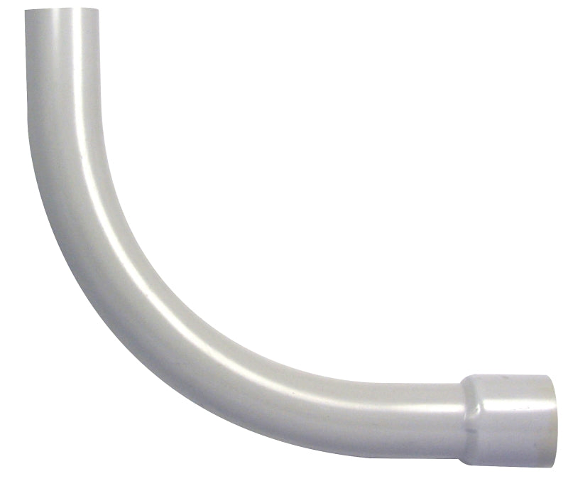 Homerite 020501 Conduit Elbow, 90 deg Angle, 1/2 in Bell End, PVC