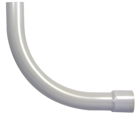 Homerite 020504 Conduit Elbow, 90 deg Angle, 1-1/4 in Bell End, PVC