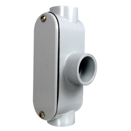 Kraloy T12 Access Fitting, 1-1/4 in Hub, PVC