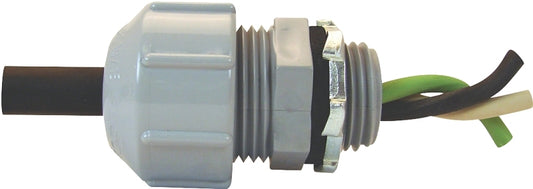 IPEX 020250 Strain Relief Connector, 1/2 in, 4-1/2 in L, PVC